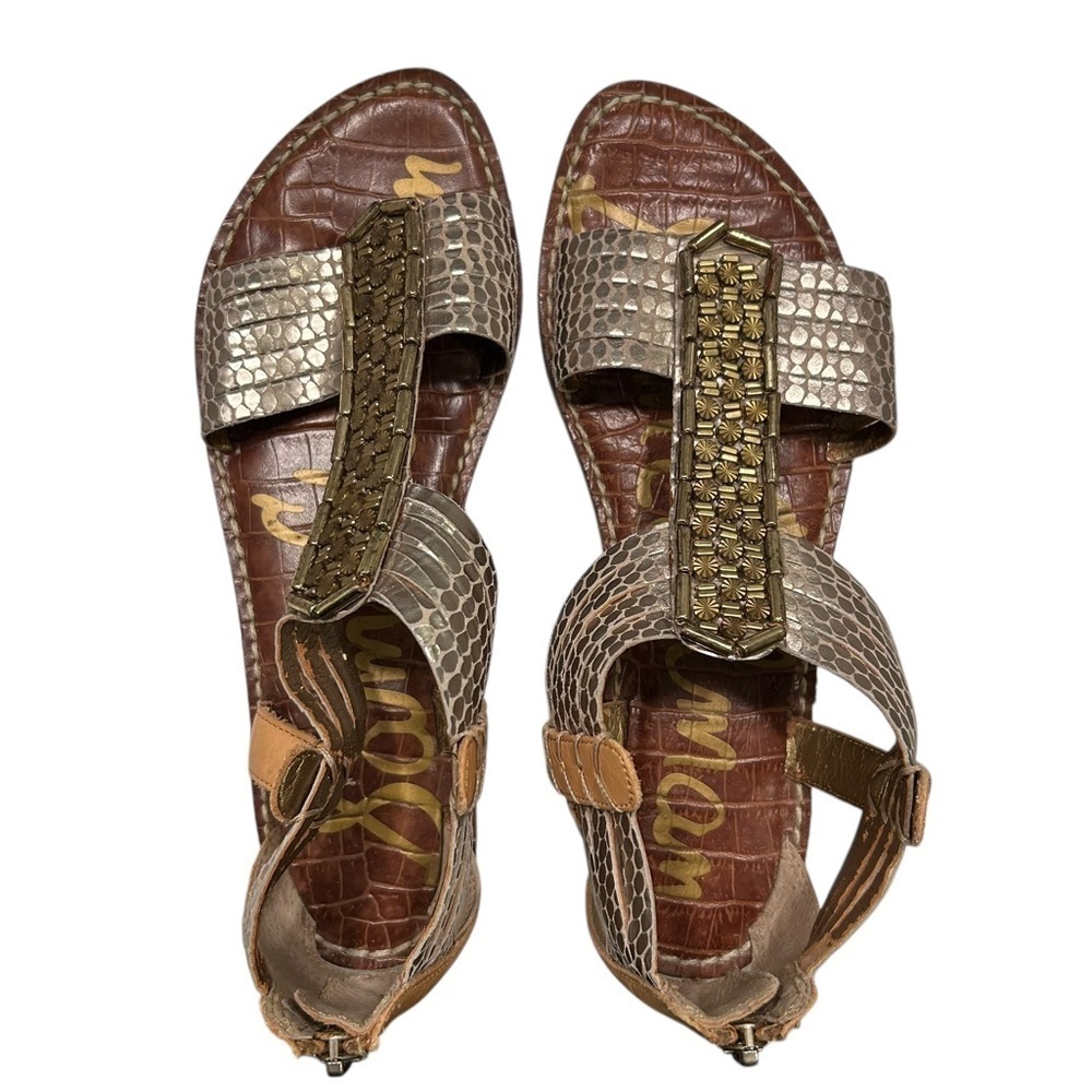 Sam Edelman Gatsby Leather Gladiator Sandals - Picture 7 of 11